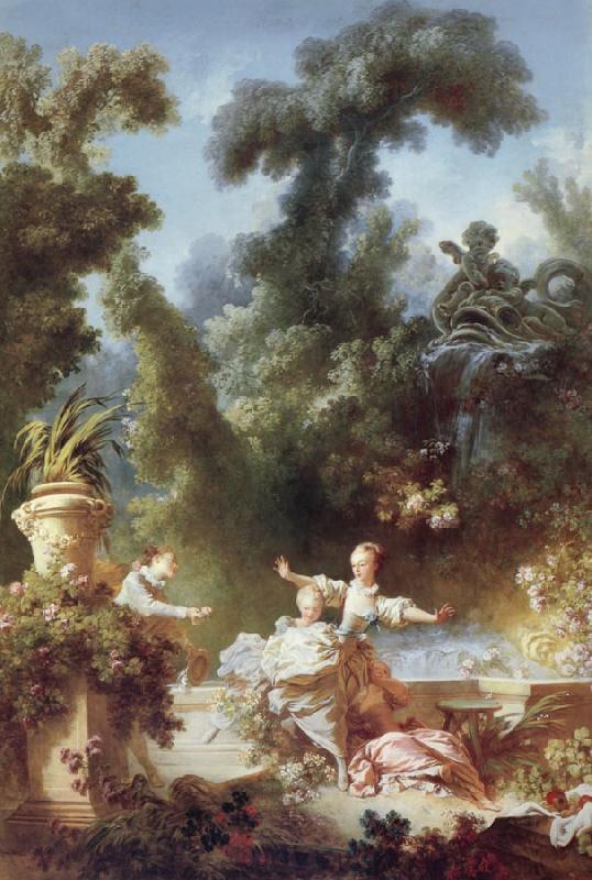 Jean-Honore Fragonard The Progress of love oil painting image